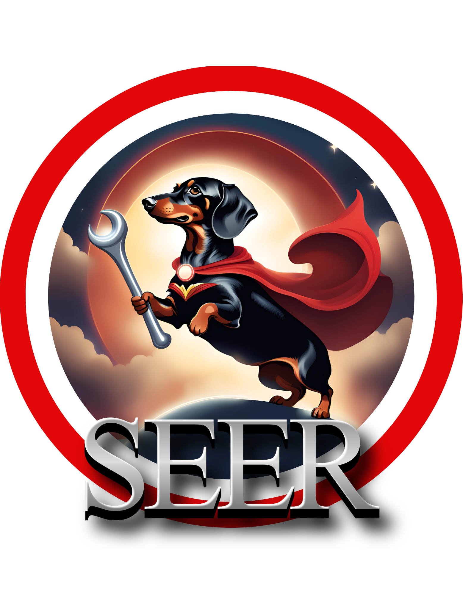 Seer Sylvie, the dachshund shop mascot